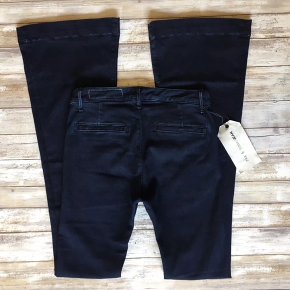 New Rag & Bone Trouser Bell Bottom Jeans 95235 - Picture 4 of 5